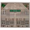 Erzgebirgische Holzspielwaren Giocattoli in legno Set di costruzioni architettoniche 345 LxAxP 40x34,5x7,5 cm NUOVO