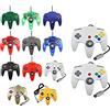 FAIRY TAIL & GLITZER FEE 2 controller per Nintendo 64 N64 colore a scelta con cavo Gamepad Joypad (2 X bianco)