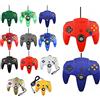 FAIRY TAIL & GLITZER FEE 2 controller per Nintendo 64 N64 colore a scelta con cavo Gamepad Joypad (rosso/blu)