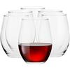 TREND FOR HOME Bicchieri Vino Senza Stelo Calici da Vino senza Stelo, 580 ml, Set da 6 Pezzi, Set Bicchieri Acqua Coctail Liquore Calici Vino, Lavabile in Lavastoviglie, Collezione Sofia