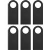 Tomotato 6 Pezzi di Cartellini in Legno Appendere Alle Porte, Cartellini Vuoti da Appendere Alle Maniglie Delle Porte, Mini Cartellini Decorativi Appendere, Targhette Decorative Fai da Te