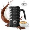 Kissleaf Montalatte Elettrico, 4-in-1 Montalatte e Scaldalatte con Manico | 350ml/11,8oz, Rivestimento Antiaderente Crea Schiuma Calda e Fredda per Latte Macchiato, Cappuccino e Cioccolata Calda