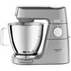 Kenwood Titanium Chef Baker XL KVL85.004SI, Robot da Cucina con Bilancia Integrata, Frusta K, Duo Ciotola, Impastatrice con Gancio Impastatore, Frusta E 7L Ciotola, 1200W, Argento