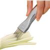 Tissting Taglia-Cipolle Verde in Acciaio Inossidabile, Tritatutto Per Scalogno in Acciaio Inox, Taglia-Verdure All'Aglio per Carote Patate Aglio e Cetrioli, Gadgets da Cucina Multifunzionali