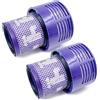 DAKUI 2 pezzi per filtro Dyson V10 SV12 - V10 Absolute, V10 Animal, V10 Total Clean, V10 Motorhead, SV12 pezzi di ricambio, filtro di ricambio lavabile per aspirapolvere Dyson Cyclone serie V10