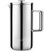 aarke Caffettiera - Macchina da caffè premium 100% in acciaio inox, 1 l, isolamento a doppia parete, corpo sottovuoto con esterno Cool-Touch e filtro a rete di precisione