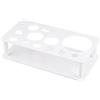 Mumusuki Supporto per Kit da Barista, Supporto per Set di Shaker da Cocktail Professionale per Amanti del Cocktail Supporto per Attrezzi da Bar in Plastica per Bar da Casa Bianco(L)