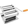 Ghazpmuk Macchina per Pasta Sfogliatrice Manuale con 6 Spessore Regolabili | Pasta Fresca in Acciaio Acciaio Inox con Manovella , Pasta Maker, Macchina Pasta, per Pasta Spaghetti Fettuccine Lasagne
