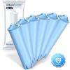 Aquafloow Filtro Acqua per Macchina da Caffè Jura Blue 6 Pezzi | Compatibile con Jura 71312 Blue | Cartuccia Filtro per Macchine da Caffè A1 A5 F5 F7 F8 ENA3, GIGA5, Impressa C5, J90, S9 Classic