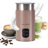 CHiATO milkPLAY - Montalatte elettrico 4 in 1, per schiuma fredda, matcha, cacao e latte macchiato (marrone)