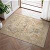 BEIMO Tappeto Salotto Vintage, Tappeto Antiscivolo Lavabile, Moderno Tappeti Camera Da Letto, Tappeti Persiano per Cucina, Soggiorno, Ufficio, Brunastro, 60x90cm