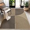 TUKDAK Tappeto per esterni, 120 x 180 cm, effetto iuta, lavabile, antiscivolo, per camera da letto, sala da pranzo, cucina, balcone, terrazzo, giardino
