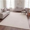 TT Home Tappeto Camera Da Letto Pelo Lungo Etnico Scandi Astratto Monocromatico Lavabile, Crema 8, 200x280 cm