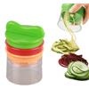 Gsycle Spiralizzatore Per Verdure, Taglierina A Spirale Manuale Grattugia Per Verdure Tritatutto Per Alimenti Tagliaverdure Con 3 Lame Per La Casa Per Fare Pasta Vegetale Cetriolo Carote Tagliuzzati