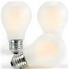 Vanpus Lampadina LED E27 da 6W, AC/DC 12-24V, Non compatibile con 240V, Luce Bianca Calda 3000K, Finitura Opaca, Ideale per Camper, RV, Yacht, Barche e Camion (Confezione da 3)