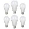 OUKAIDE 6 Pezzi LED E27 9W Lampadina Edison Bulbo golf Equivalente 90W, Bianco Freddo 6000k AC 85-265V 900LM Angolo del fascio 280 ° Smerigliato Illuminazione per uffici domestici Non dimmerabile