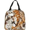 Hulnulnu Borsa termica per il pranzo con gatto carino, riutilizzabile, portatile, impermeabile, per picnic, ufficio, lavoro
