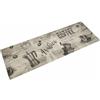 vidaXL Tappeto da Cucina Lavabile Grigio Caffè 60x180 cm in Velluto