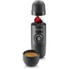 WACACO Caffettiera Portatile, Azionabile Manualmente, Macchina Caffe Portatile, Compatibile con Capsule *Nespresso®* (capsule originali NS e compatibili), Caffettiera da Viaggio, Minipresso NS, Nero