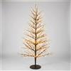 XMAS Albero di Natale Faggio Classico 1440 LED, Altezza 150 cm, Finitura Nero