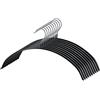 Tosnail Pacco da 10 grucce in metallo, antiscivolo grucce, con rivestimento, resistenti, per Abiti, Camicie, Cappotti e Giacche, 42 cm