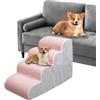 Qoukonao Scalini per Cani per Letto | Scale Per Divani E Letti Per Cani E Gatti | Rampe Per Casa E Auto Con Coperta Lavabile Per Divano Soggiorno Camion SUV