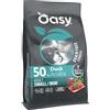 Generico Oasy Cibo Secco per Cani Adulti Taglia Small/Mini, Anatra 50%, Grain Free, Mono Proteico,1 confezione da 2 kg
