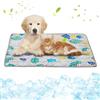 Ruioomeep Tappetino rinfrescante per cani, 100 x 70 cm, auto raffreddante, cuscino rinfrescante estivo per cani, coperta refrigerante per cani, gatti lavabile, tappetino rinfrescante antiscivolo per animali