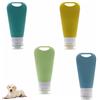 FUSONGQINTANG 4 Pezzi Tubo di Alimentazione 90 ml Tubi Riempibili per Cani in Silicone | Bottiglie da Viaggio per Addestramento e Ricompense