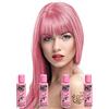 Crazy Color Colorazione semipermanente per capelli, confezione da 4 pezzi (Candy Floss Pink - Rosa)