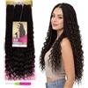 Ser Mulher Extension Treccine per Crochet Braids, 100% Kanekalon, Realizzate a Mano, 300 g - Treccine già fatte Leggere e Inodori, Applicazione con Uncinetto Incluso, 65 cm BOHO BOX BRAIDS (Dark Brown)