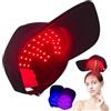 Generic Luce Rossa per la Crescita dei Capelli Cappello LED Infrarossi Wireless | Cuffia Capelli A Luce Rossa Uomo Cura Quotidiana Perdita Capello Diradamento Interno Esterno