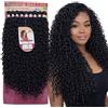 Ser Mulher Extension Capelli Ricci Lunghi 75cm - Set 9 Pezzi 330g in Bioproteina - Look Naturale Voluminoso Ondulato - Scalatura Professionale 65/70/75cm - Effetto Riccio (Natural Black), PAMELA