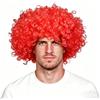 COSORO Parrucca da Clown,Rosso Afro Parrucca Riccioli Parrucca Riccia,Donna Uomo,Hippie Discoteca Popstar 60s 70s 80s Per Costumi in Maschera Festa Carnevale Halloween Circo Cosplay Festa a Tema