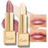Oulac Set Rossetto Metallizzato Lucido, Altamente Pigmentato, Lucentezza 3D, Lunga Durata, Formula Cremosa e Idratante, Vegan