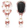 GABraden Mini spazzola per capelli, graziosa spazzola districante da viaggio, setole morbide per una rimozione senza sforzo dei nodi, spazzola districante per donne, uomini, ragazzi, ragazze, bambini, bagnati