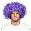 COSORO Parrucca da Clown,Violetta Afro Parrucca Riccioli Parrucca Riccia,Donna Uomo,Hippie Discoteca Popstar 60s 70s 80s Per Costumi in Maschera Festa Carnevale Halloween Circo Cosplay Festa a Tema