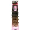 Ser Mulher Extension Capelli, Ciocche Sfuse Morbide, Effetto Voluminoso e Ondulato, 100g - Hair extension IDEALI per Crochet Hair e Styling Professionale 50 cm DEEP BULK (Brown Degradee)