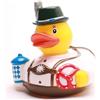 Duckshop I anatra da bagno Bayern I cigolii, L 8 cm, regalo Oktoberfest I presente, collezionista (papera da bagno bavarese)