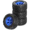 Generic Compatibile con E-REVO per Summit per HPI per Redcat 1/12 1/14 1/16 RC Ricambi Auto Accessori Monster Truck Pneumatici per Ruote Fuoristrada Rc Car Pneumatici