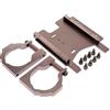 XBERSTAR Supporto per piastra per montaggio motore in lega di alluminio per Savage Flux HP per Savage Flux HP RTR Electric Big Foot car (siliver)