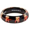 Ripper Merchandise LTD - KF Braccialetto rigido con denti disegnati - Nero - Taglia Unica