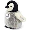 Steiff Peluche Pinguino Flaps, dolce animale di stoffa con occhi in plastica per bambini e bambine, pupazzo di 16 cm, piccolo, multicolore, 057144