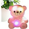 Generico AnimaDi Peluche Luminoso Orso E Colorato Di Altezza 20 cm | Peluche Orsetto Brillante al Buio Per Ragazzi Adulti Casa Soggiorno Camera Da Asilo Ufficio Natale