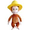 Grandi Giochi - CURIOUS GEORGE CON CAPPELLO GIALLO PELUCHE 25 CM - CUU08000