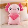 Generic Axolotl - Grazioso peluche da 30 cm, morbido peluche Axolotl, regalo per compleanno, Natale e San Valentino (B-rosa)