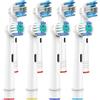 SLOWLEIF Testine per spazzolino da denti di ricambio per Oral B - Professional Clean & 3D Clean Testine per spazzolino elettrico Oral B Triumph/SmartSeries/Vitality/Pro-Health Power/Professional