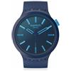 SWATCH Orologio Big Bold Indigo Glow, blu, XL, Classico