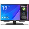 Cello TV 19 Pollici Cello C1924SH LED HD Ready Triple Tuner Registrazione USB Nero