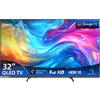 CHiQ Smart TV CHiQ L32QST 32 Pollici QLED Pro Full HD Google TV HDR10 Senza Cornice